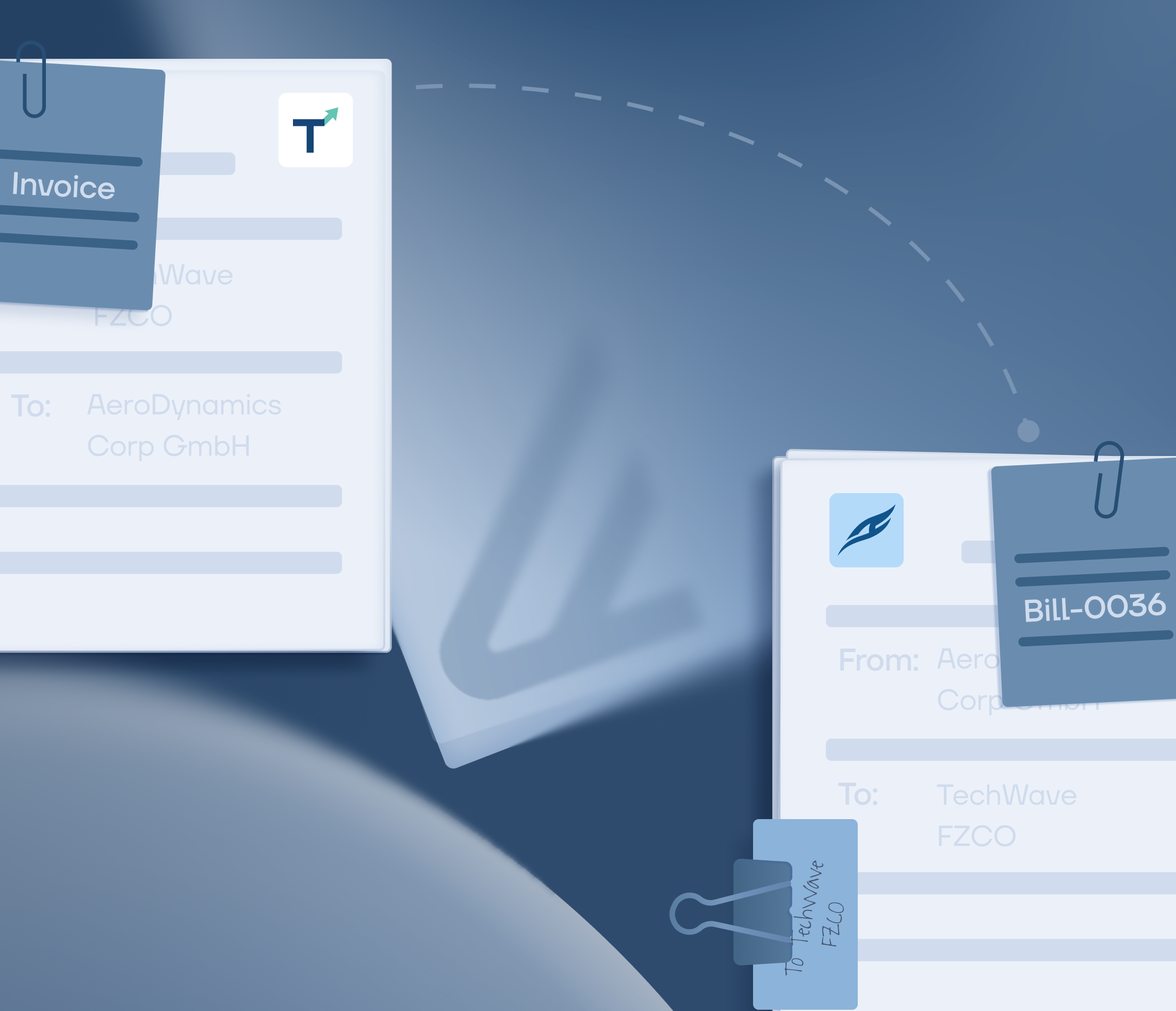 Trade invoices and payment documents for commodity settlement